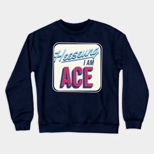 Enhypen Heeseung Ace engene typography | Morcaworks Crewneck Sweatshirt